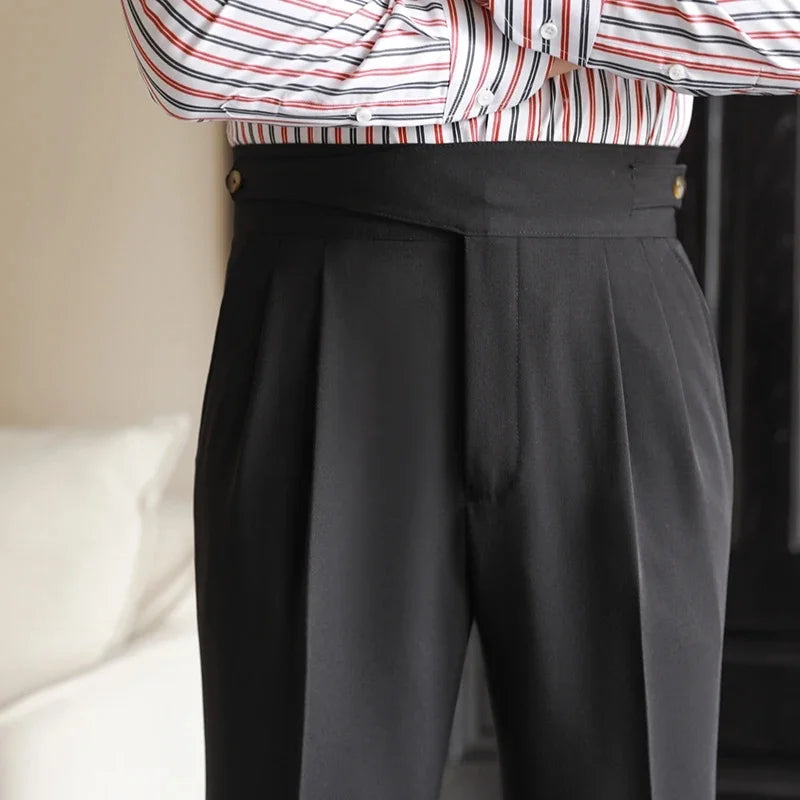 Ludlow Tailored Plaid Trousers