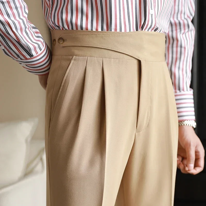 Ludlow Tailored Plaid Trousers