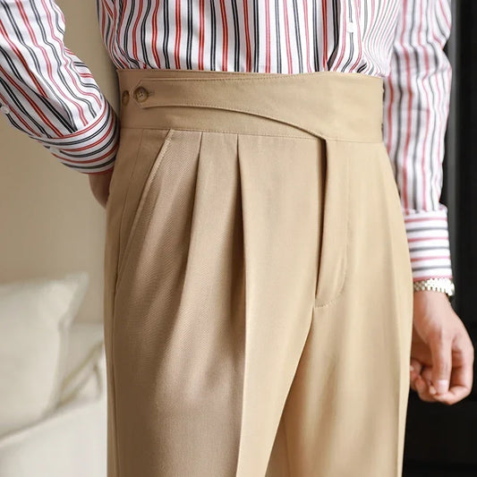 Ludlow Tailored Plaid Trousers