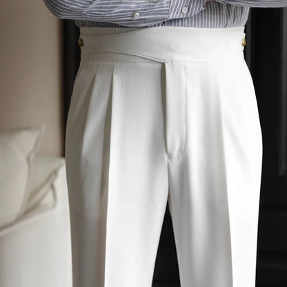 Ludlow Tailored Plaid Trousers