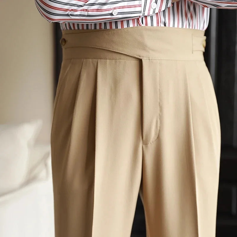 Ludlow Tailored Plaid Trousers