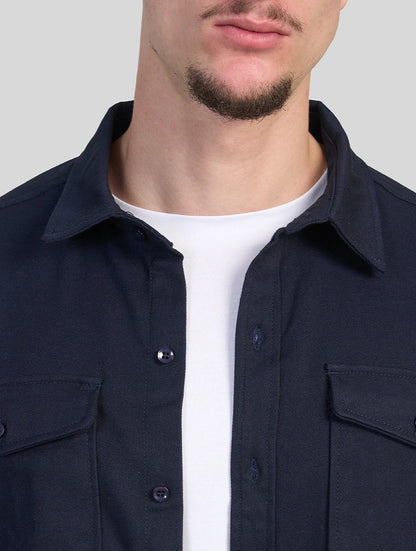 Simon | Overshirt Blu Navy