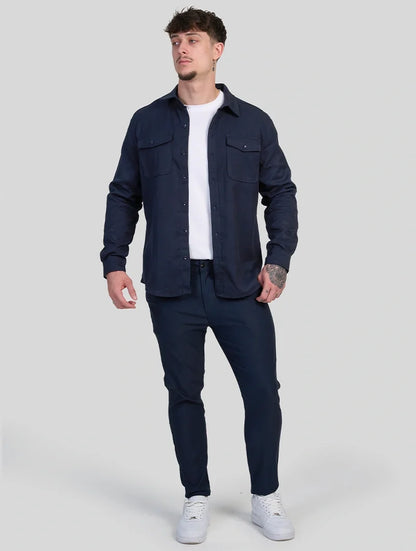 Simon | Overshirt Blu Navy