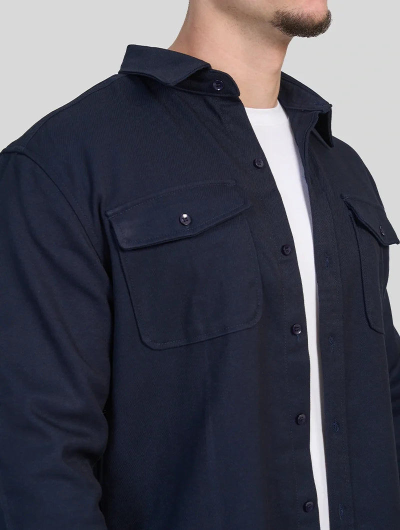 Simon | Overshirt Blu Navy