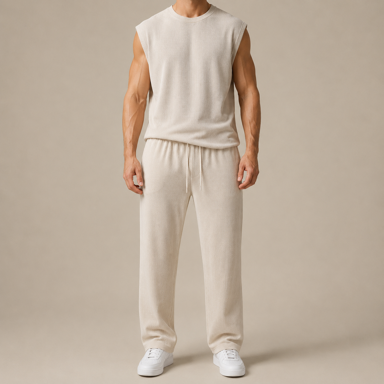 Bryce Knitted Vest And Trouser Set