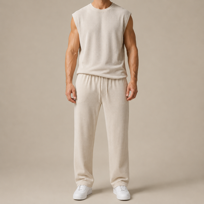 Bryce Knitted Vest And Trouser Set