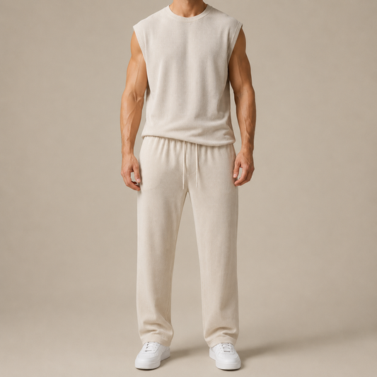 Bryce Knitted Vest And Trouser Set