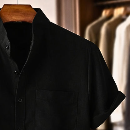 Tobias Short Sleeve Linen Shirt