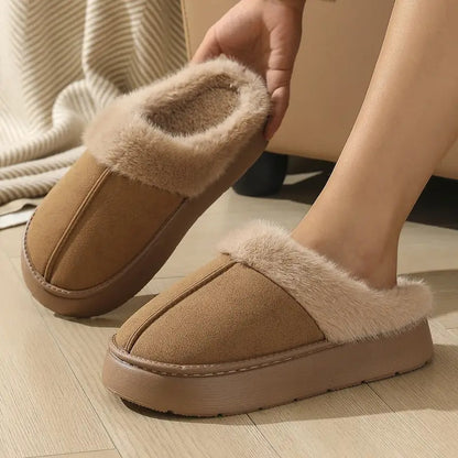 Quinn Plush Slip On Slippers