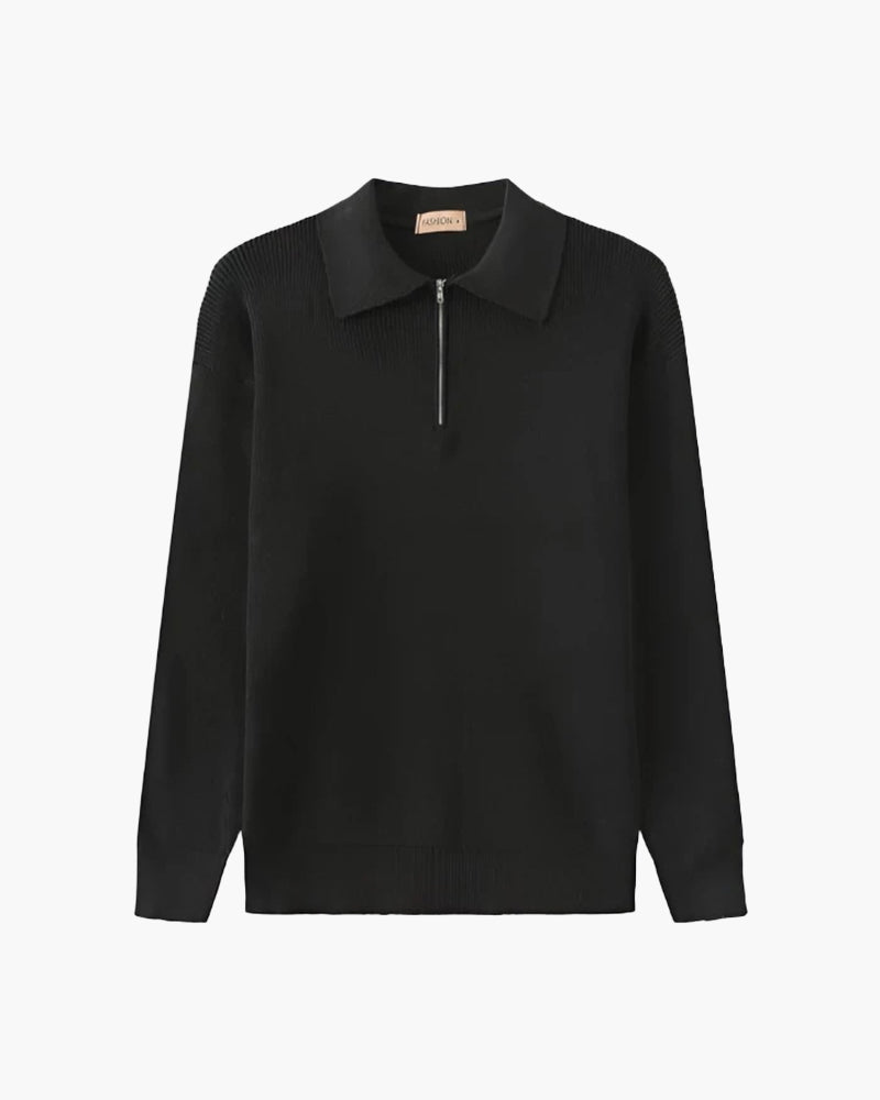 Emery Half Zip Knit Sweater