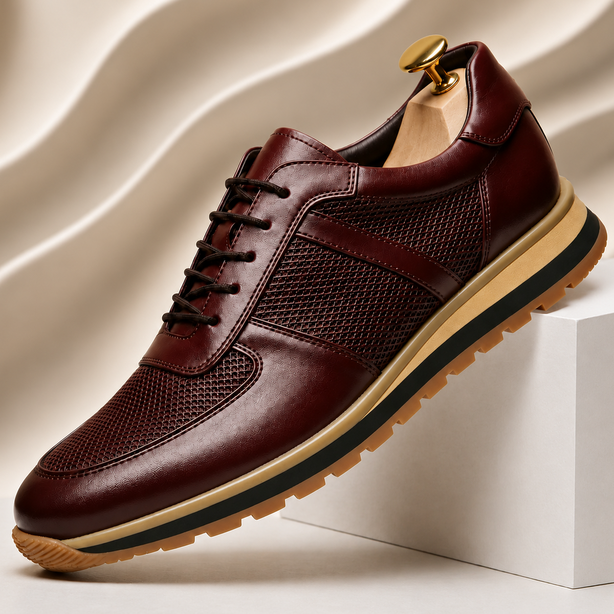 Griffin Cowhide Leather Trainer