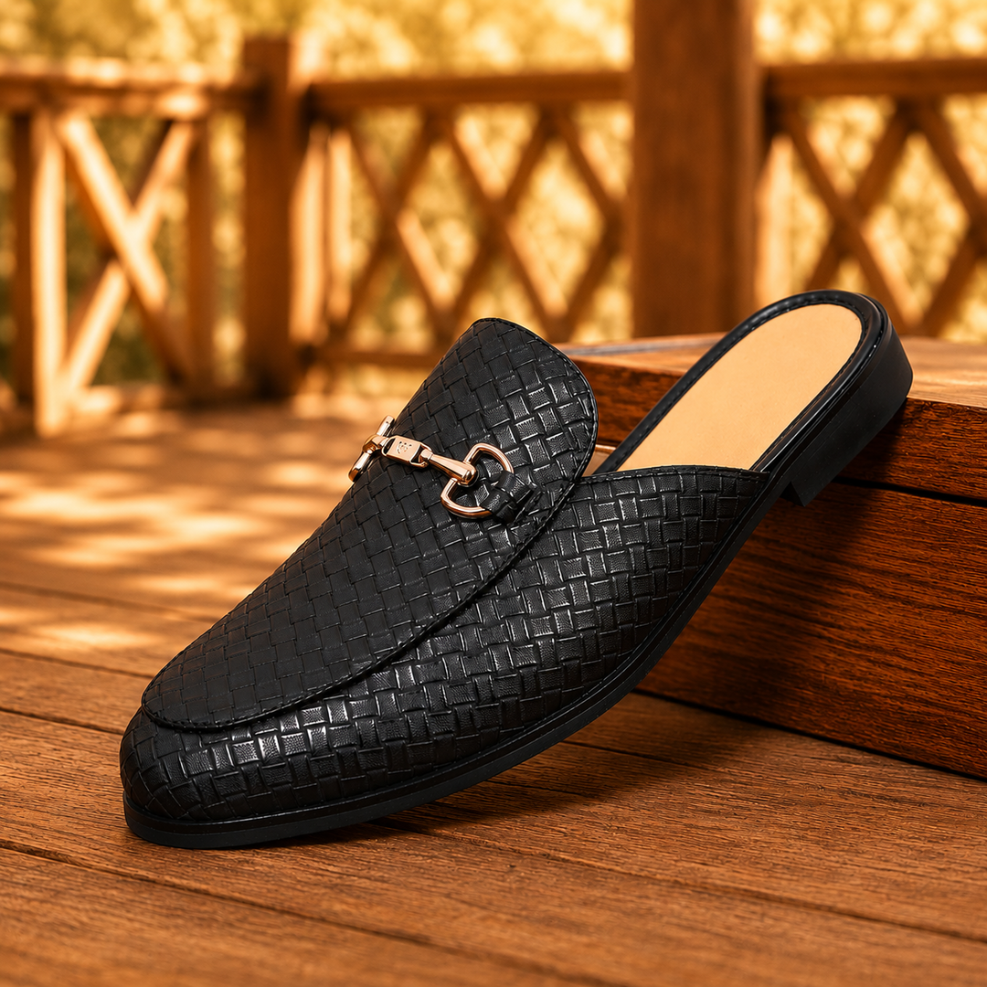 Beckett Leather Backless Mules