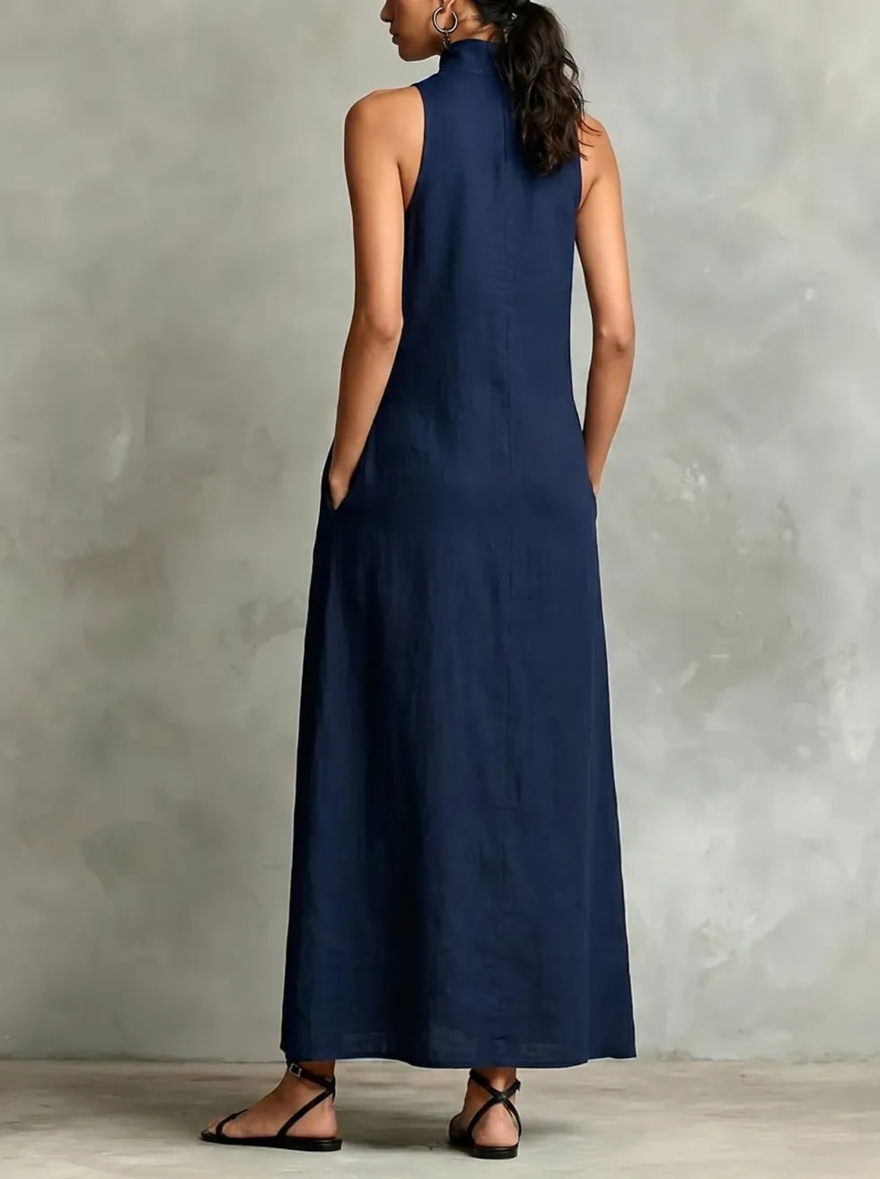 Sutton Roll Neck Column Dress