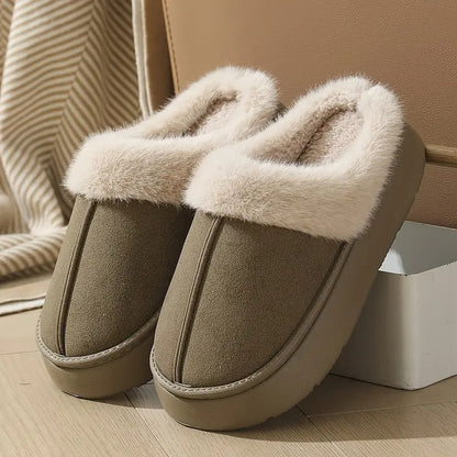 Quinn Plush Slip On Slippers