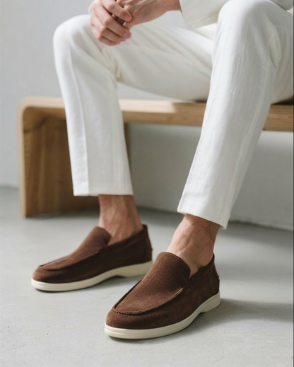 Sutton Suede Driving Loafers