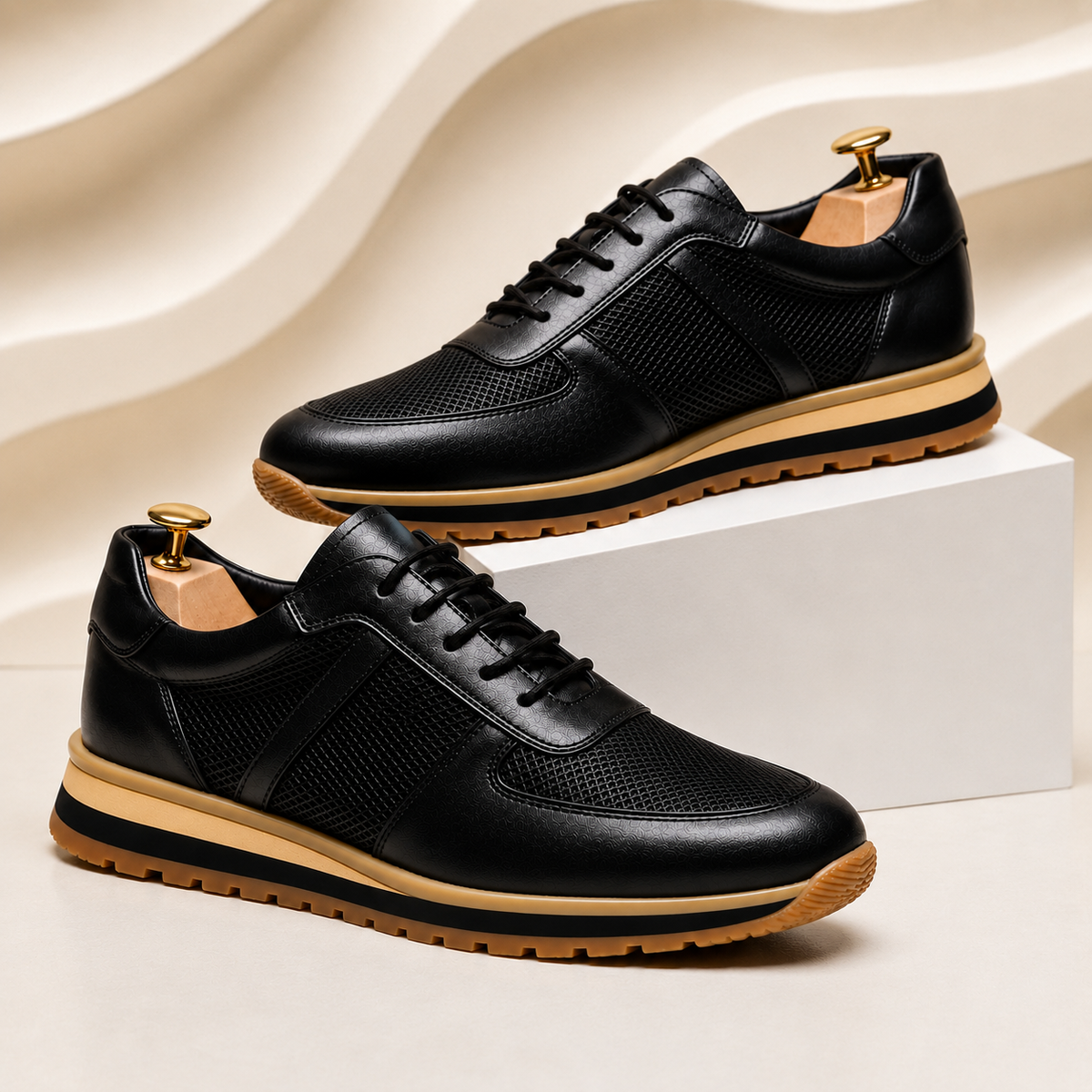 Griffin Cowhide Leather Trainer