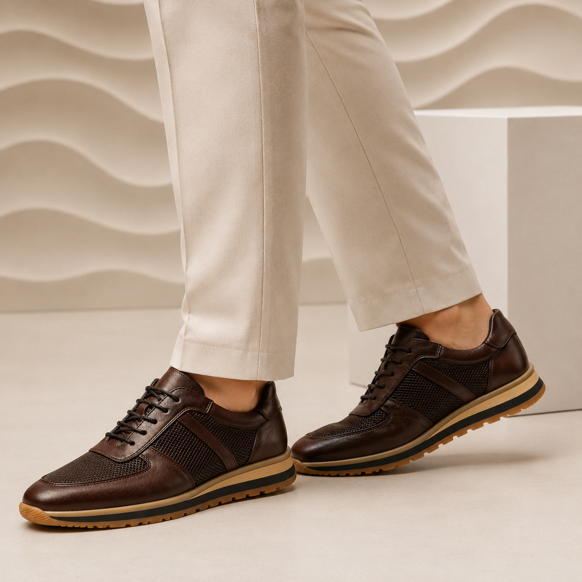 Griffin Cowhide Leather Trainer