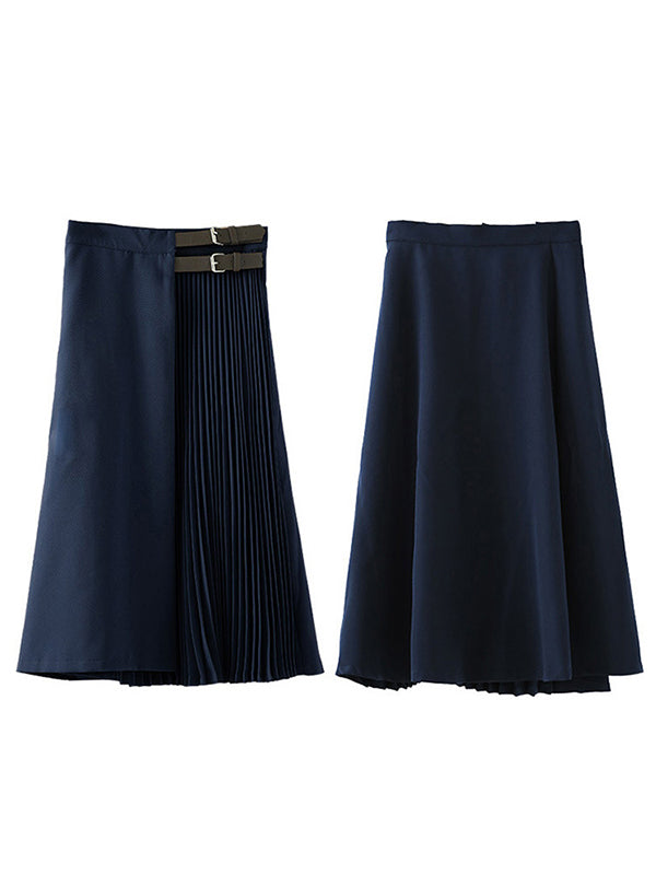Ashby Pleated A Line Skirt