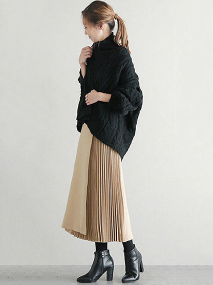 Ashby Pleated A Line Skirt