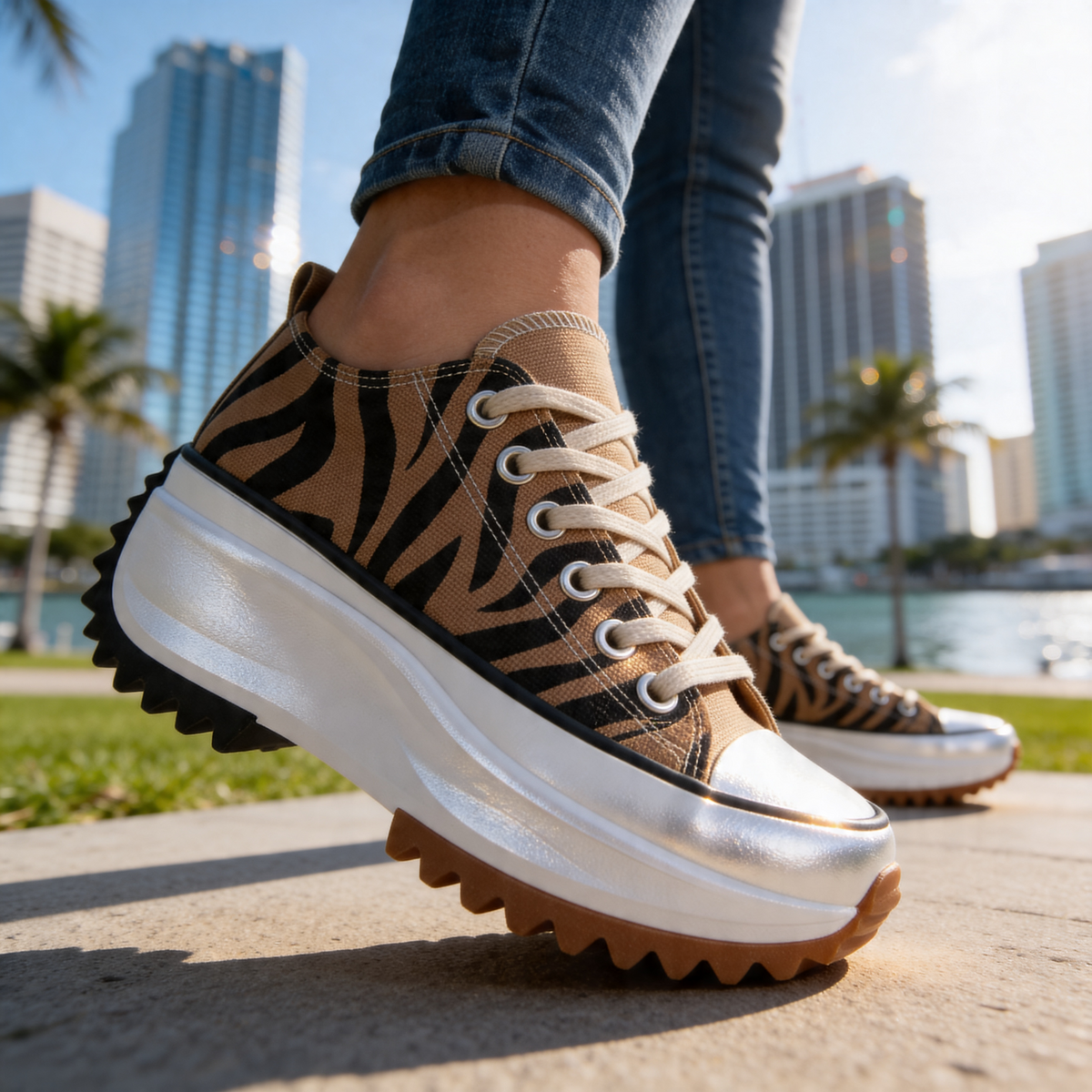 Clifton Chunky Platform Trainer