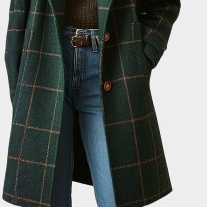 Marden Checked Wool Coat