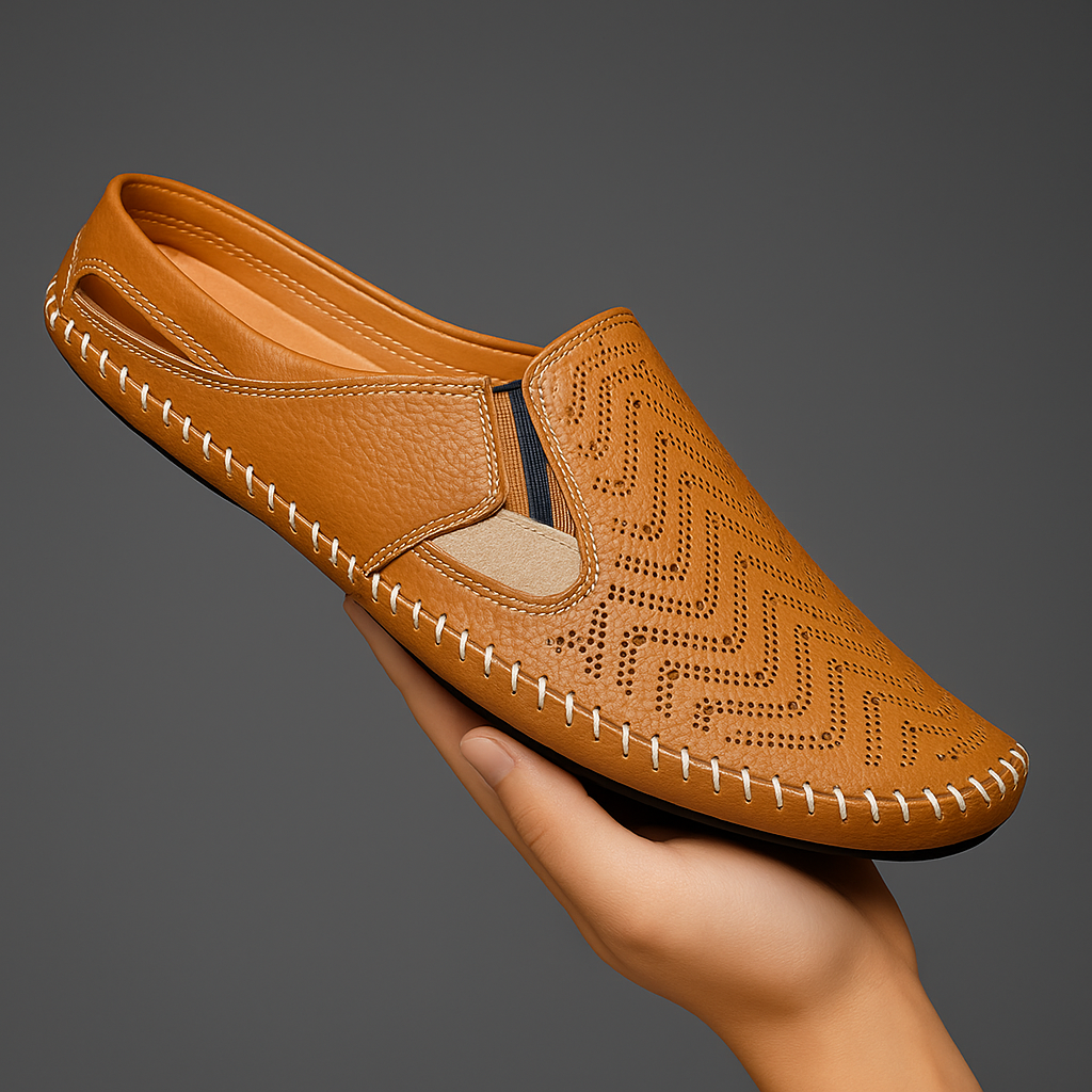 Dante Perforated Leather Loafers