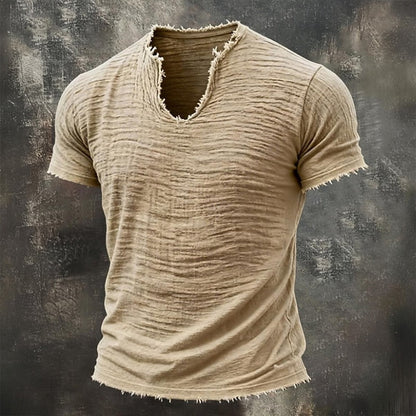 Varel | T-shirt Vintage con scollo a V