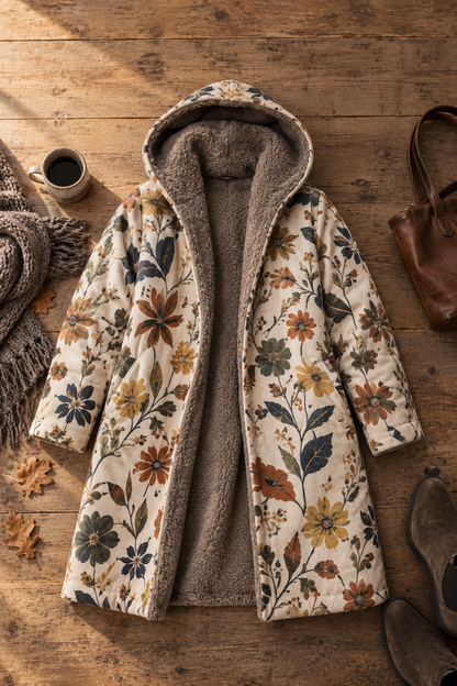 Meredith | floral fleece jacket