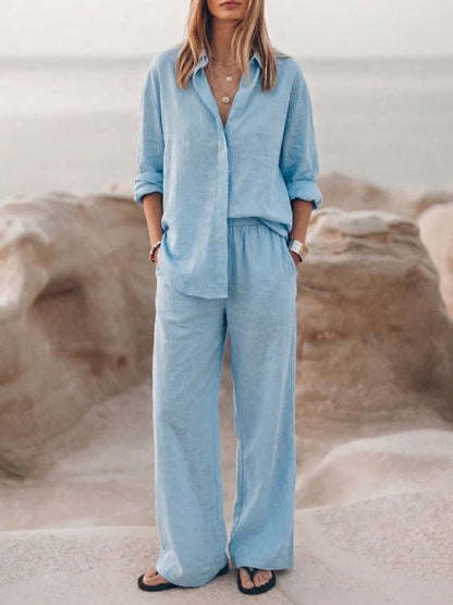 Sophia | Pure Cotton Relaxed Set