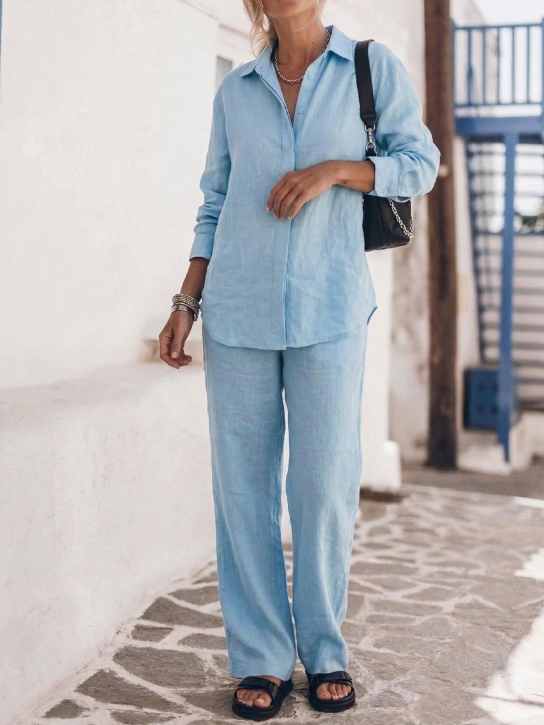 Sophia | Pure Cotton Relaxed Set