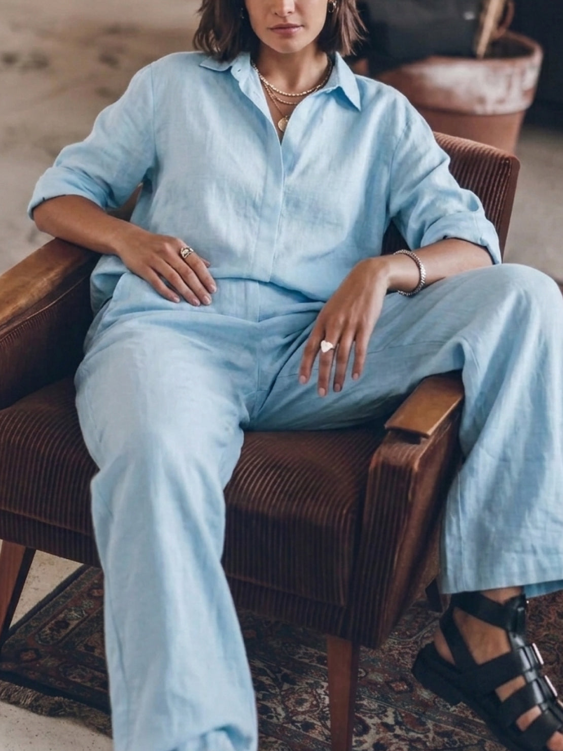 Sophia | Pure Cotton Relaxed Set