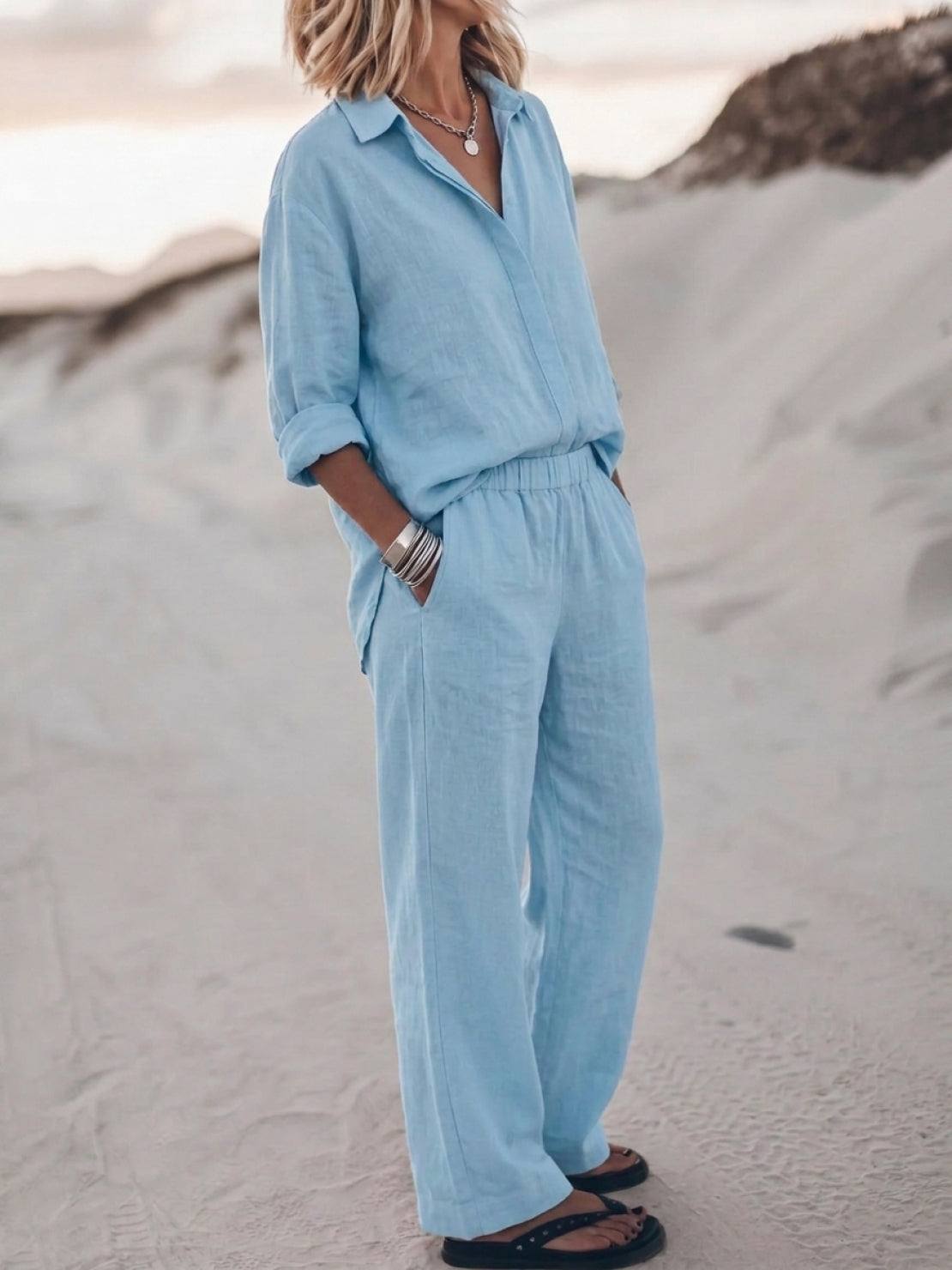 Sophia | Pure Cotton Relaxed Set