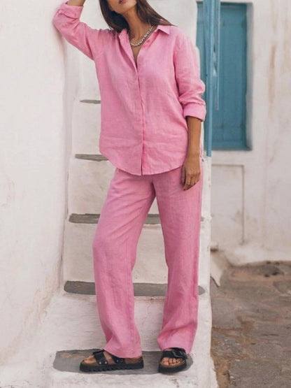 Sophia | Pure Cotton Relaxed Set