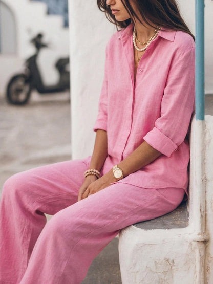 Sophia | Pure Cotton Relaxed Set