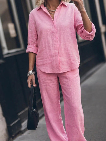 Sophia | Pure Cotton Relaxed Set
