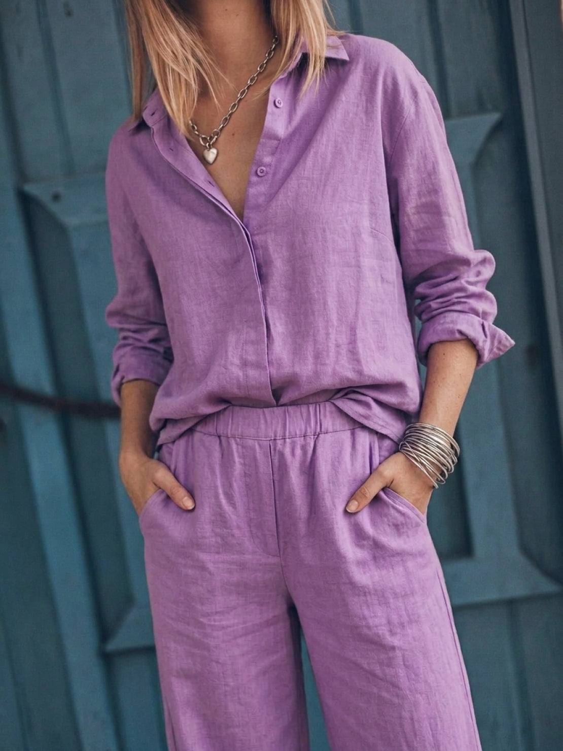 Sophia | Pure Cotton Relaxed Set
