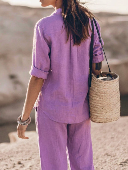 Sophia | Pure Cotton Relaxed Set