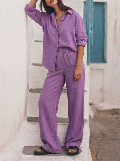 Sophia | Pure Cotton Relaxed Set