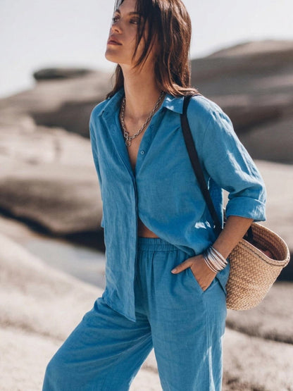 Sophia | Pure Cotton Relaxed Set