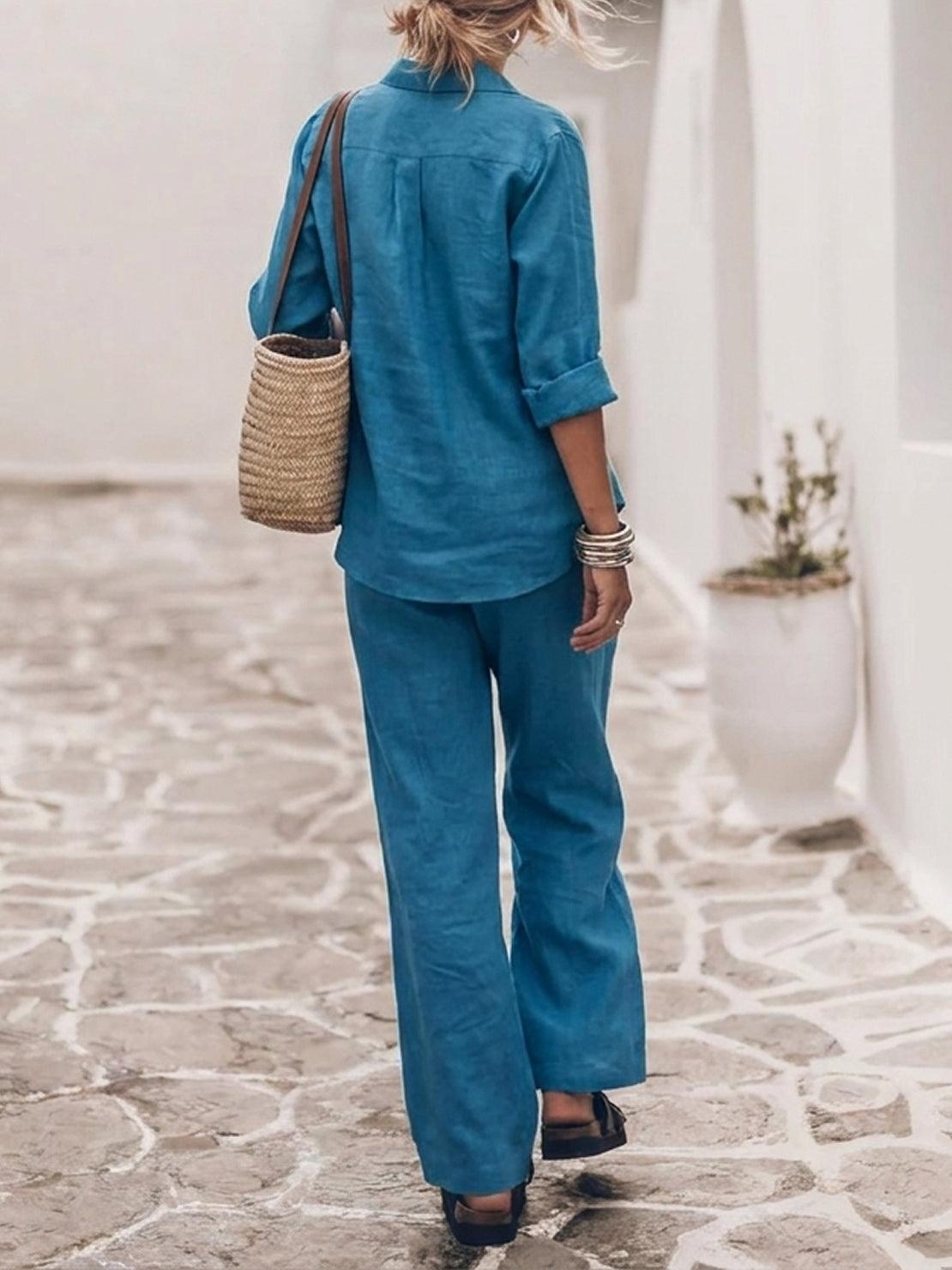 Sophia | Pure Cotton Relaxed Set