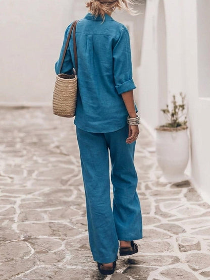 Sophia | Pure Cotton Relaxed Set