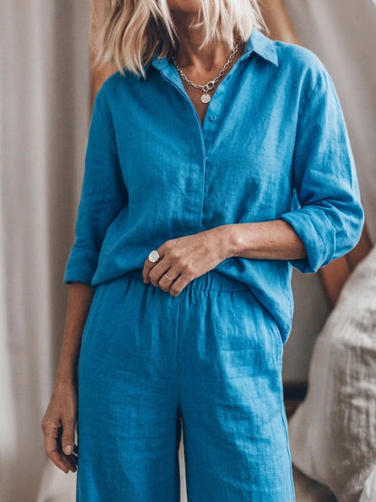Sophia | Pure Cotton Relaxed Set