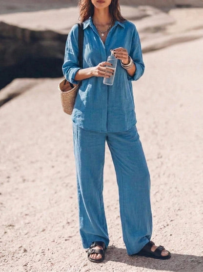 Sophia | Pure Cotton Relaxed Set