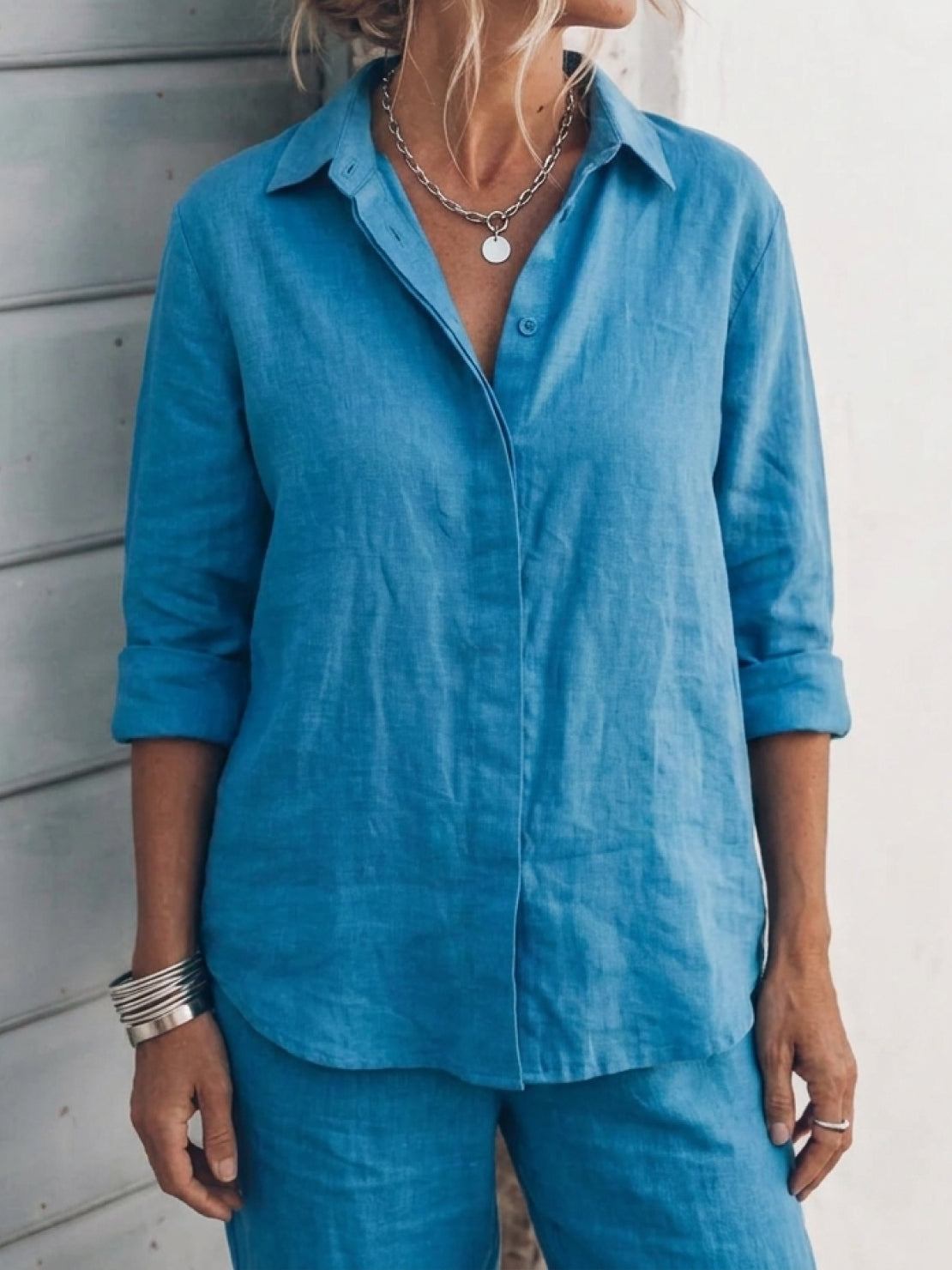 Sophia | Pure Cotton Relaxed Set