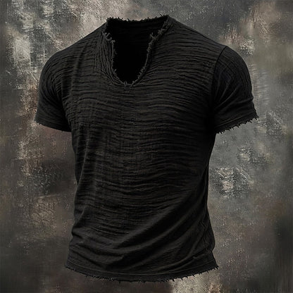Varel | T-shirt Vintage con scollo a V
