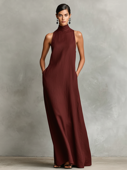 Sutton Roll Neck Column Dress