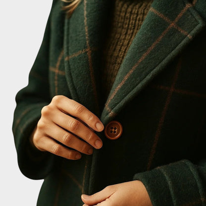 Marden Checked Wool Coat