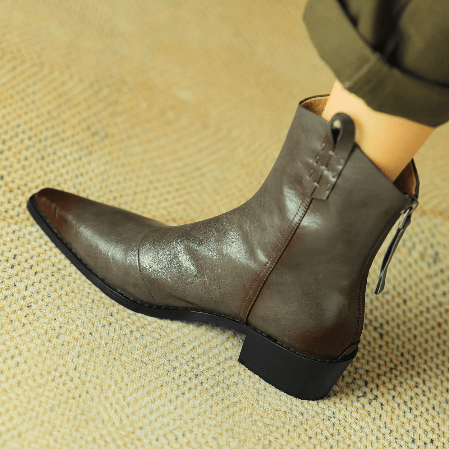 Ivy Pointed Ankle Boots