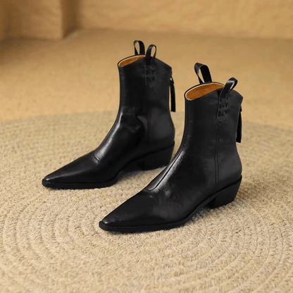 Ivy Pointed Ankle Boots