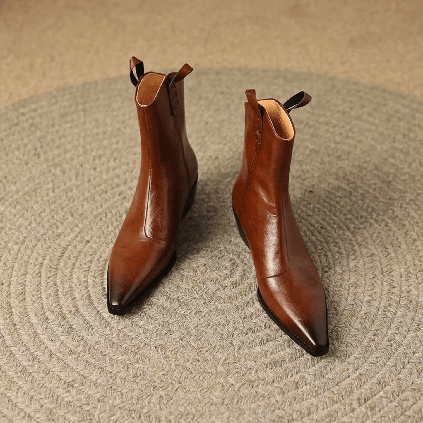 Ivy Pointed Ankle Boots